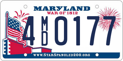 MD license plate 4MD0177