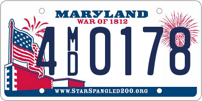 MD license plate 4MD0178