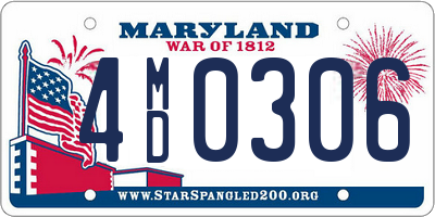 MD license plate 4MD0306