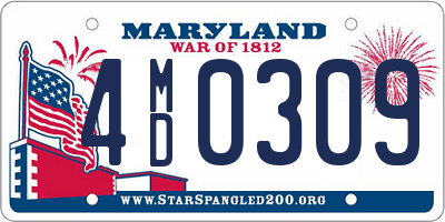 MD license plate 4MD0309