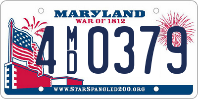 MD license plate 4MD0379