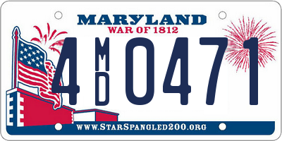 MD license plate 4MD0471