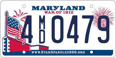 MD license plate 4MD0479