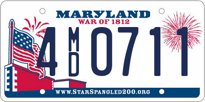 MD license plate 4MD0711