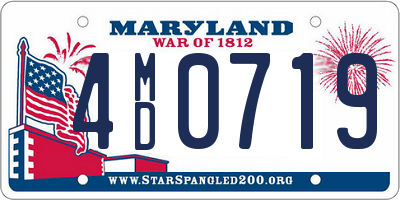 MD license plate 4MD0719