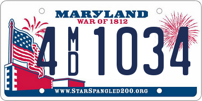 MD license plate 4MD1034