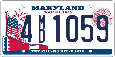 MD license plate 4MD1059
