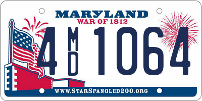 MD license plate 4MD1064