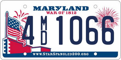MD license plate 4MD1066