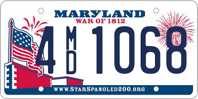 MD license plate 4MD1068