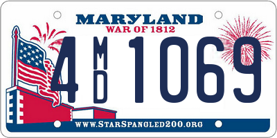 MD license plate 4MD1069