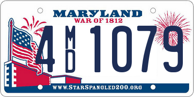 MD license plate 4MD1079