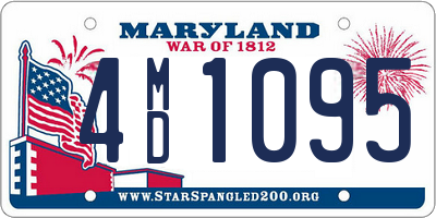 MD license plate 4MD1095