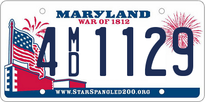 MD license plate 4MD1129