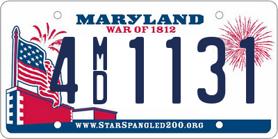 MD license plate 4MD1131