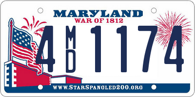 MD license plate 4MD1174