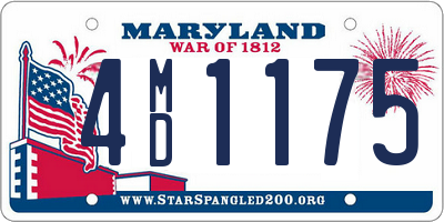 MD license plate 4MD1175