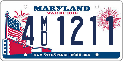 MD license plate 4MD1211