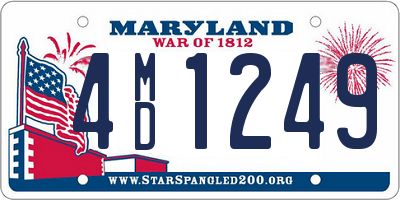 MD license plate 4MD1249