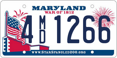 MD license plate 4MD1266