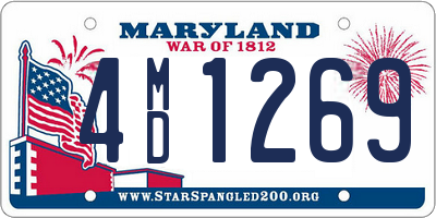 MD license plate 4MD1269