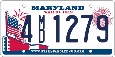 MD license plate 4MD1279