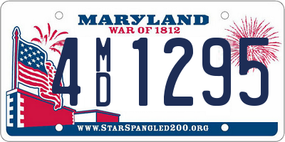 MD license plate 4MD1295