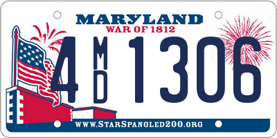 MD license plate 4MD1306