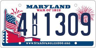 MD license plate 4MD1309