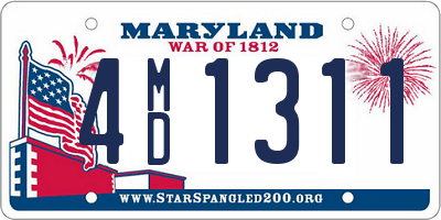 MD license plate 4MD1311