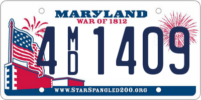 MD license plate 4MD1409