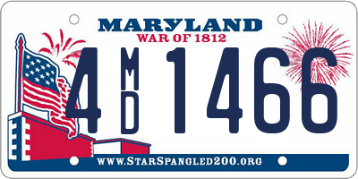 MD license plate 4MD1466