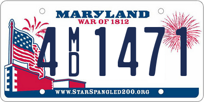 MD license plate 4MD1471