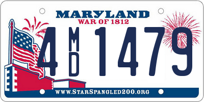 MD license plate 4MD1479