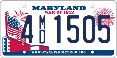 MD license plate 4MD1505