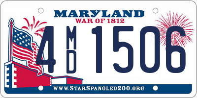 MD license plate 4MD1506