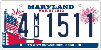 MD license plate 4MD1511