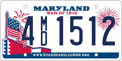 MD license plate 4MD1512