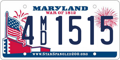MD license plate 4MD1515