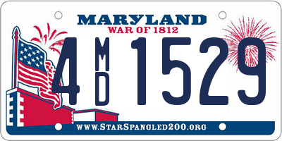 MD license plate 4MD1529