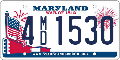 MD license plate 4MD1530