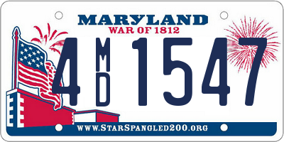 MD license plate 4MD1547