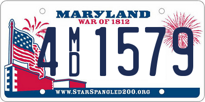 MD license plate 4MD1579