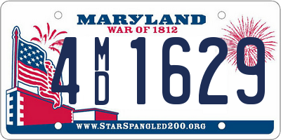 MD license plate 4MD1629