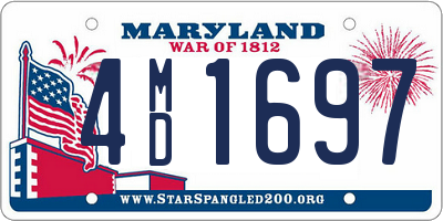 MD license plate 4MD1697