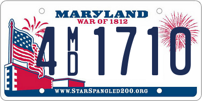 MD license plate 4MD1710