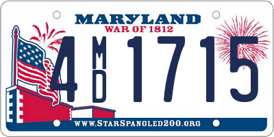 MD license plate 4MD1715