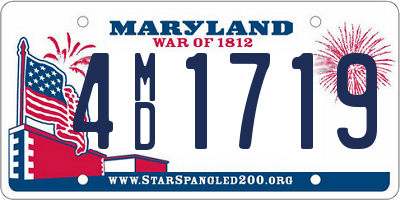 MD license plate 4MD1719