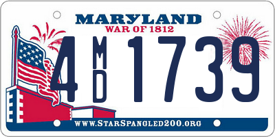 MD license plate 4MD1739