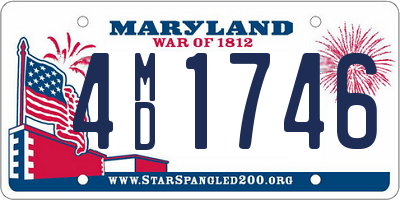 MD license plate 4MD1746